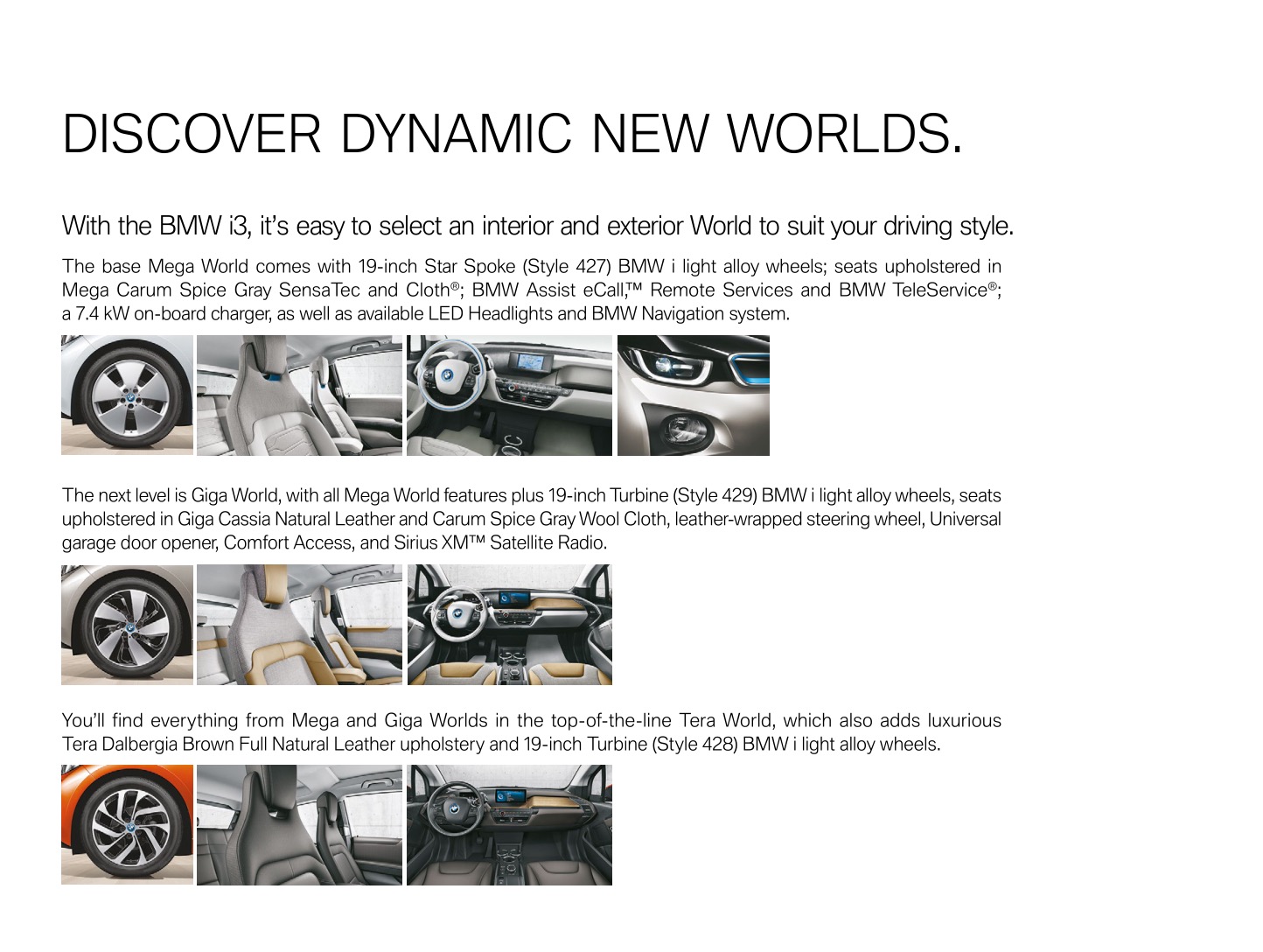 2014 BMW iSeries Brochure Page 12